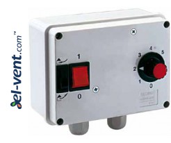 RVS/R PLUS 1.5 A (2RV4104) - reversible transformer 6-stage fan speed controller